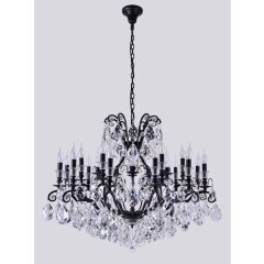 Люстра Crystal Lux MAGNIFICO SP19 BLACK/TRANSPARENT Люстра Crystal Lux MAGNIFICO SP19 BLACK/TRANSPARENT