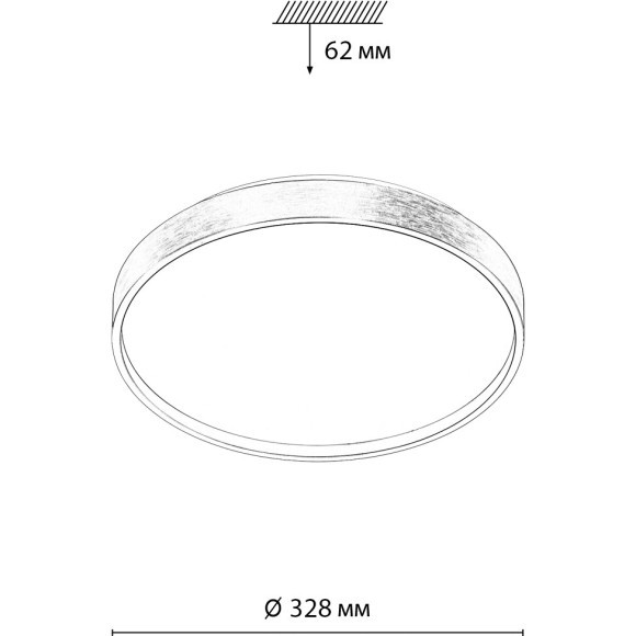 Светильник LED 30Вт 4000K D328 IP43 Sonex GABY 7784/CL