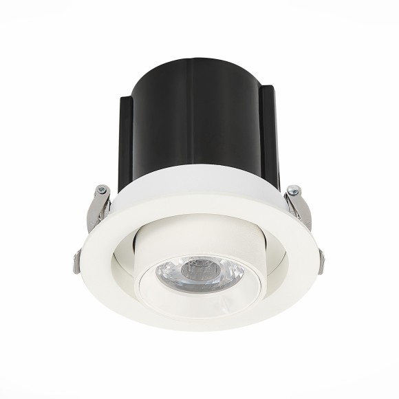 ST702.138.12 Св-к встр. Белый LED 1*12W 3000K 900Lm Ra80 24° IP20 D90xH92 180-240V Встраиваемые светильники