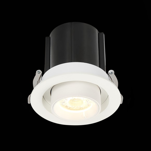 ST702.138.12 Св-к встр. Белый LED 1*12W 3000K 900Lm Ra80 24° IP20 D90xH92 180-240V Встраиваемые светильники
