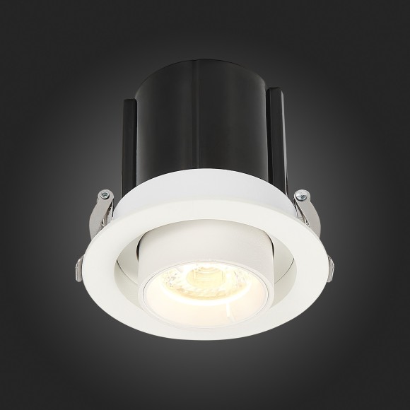 ST702.138.12 Св-к встр. Белый LED 1*12W 3000K 900Lm Ra80 24° IP20 D90xH92 180-240V Встраиваемые светильники