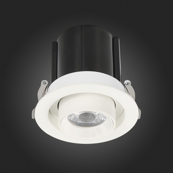 ST702.138.12 Св-к встр. Белый LED 1*12W 3000K 900Lm Ra80 24° IP20 D90xH92 180-240V Встраиваемые светильники