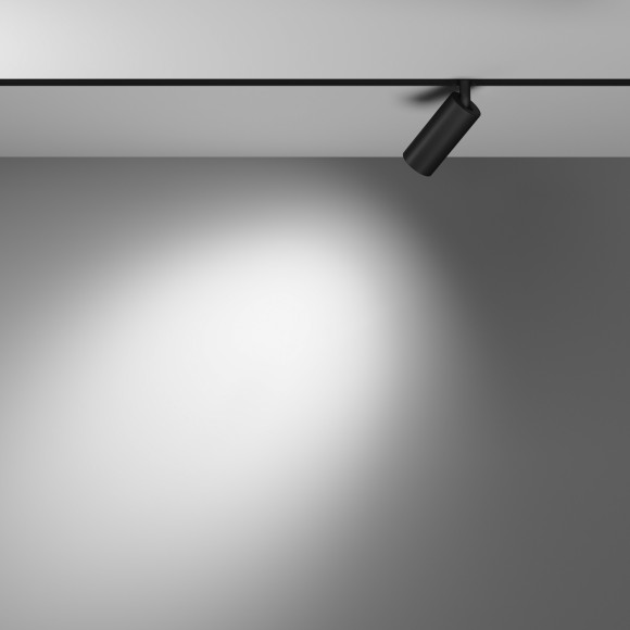 TR032-2-5W3K-M-B Трековый магнитный светодиодный светильник Maytoni Exility CRI90+ 3000К 350Лм 36° 5Вт