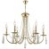 Люстра Crystal Lux VICTORIA SP6 GOLD/AMBER