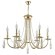 Люстра Crystal Lux VICTORIA SP6 GOLD/AMBER