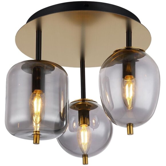 Люстра потолочная Lussole LSP-8730 BROCKTON IP21 под лампы 3xE14 120W