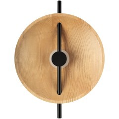 10451W Loft It WOOD Настенный светильник, LED 5 Вт, 3000 К, чёрный металл и коричневое дерево