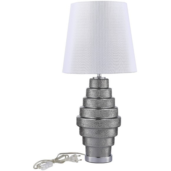 SL1001.104.01 Прикроватная лампа ST-Luce Хром,Дымчатый/Серый E27 1*40W REXITE