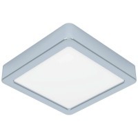 900649 Накладной светильник  FUEVA 5, 11W (LED), 3000K, IP44, L160, B160, H28, сталь, хром / пластик, белый