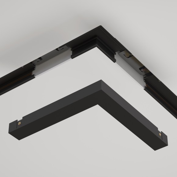 Угловой коннектор для шинопровода встраиваемого в ГКЛ Maytoni Basity TRA172CL-12B Угловой коннектор для шинопровода встраиваемого в ГКЛ Maytoni Basity TRA172CL-12B