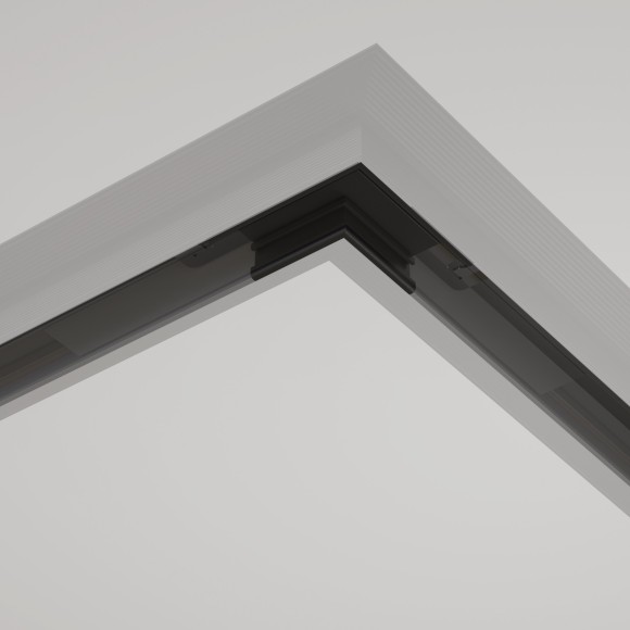 Угловой коннектор для шинопровода встраиваемого в ГКЛ Maytoni Basity TRA172CL-12B Угловой коннектор для шинопровода встраиваемого в ГКЛ Maytoni Basity TRA172CL-12B