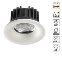 Встраиваемый светильник Novotech 357603 DRUM IP44 светодиодный LED 20W Встраиваемый светильник Novotech 357603 DRUM IP44 светодиодный LED 20W