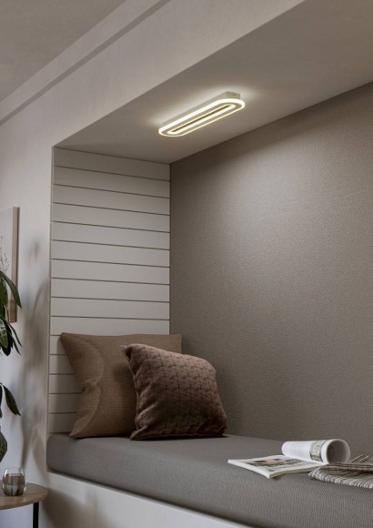 901236 MACCHIONI Светодиодный диммируемый по TRIAC потолочный светильник 20Вт 2360Лм 2700-6500К, белый 901236 MACCHIONI Светодиодный диммируемый по TRIAC потолочный светильник 20Вт 2360Лм 2700-6500К, белый