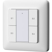 4-х кнопочная Maytoni DALI DT6 панель для одной группы и 4-х сцен 721052