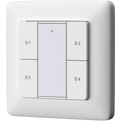 4-х кнопочная Maytoni DALI DT6 панель для одной группы и 4-х сцен 721052