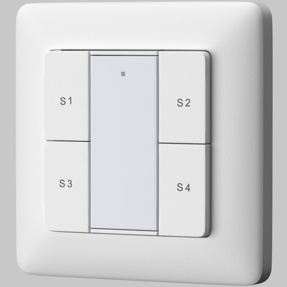 4-х кнопочная Maytoni DALI DT6 панель для одной группы и 4-х сцен 721052