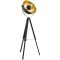 49618 Торшер COVALEDA, 1х60W (E27), ?550, H1640, дерево, сталь, черный, латунь, золото