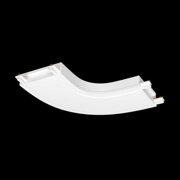 Коннектор угловой скругленный для накладного плоского шинопровода Maytoni Radity TRA084CR-11W