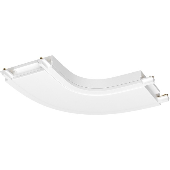 Коннектор угловой скругленный для накладного плоского шинопровода Maytoni Radity TRA084CR-11W