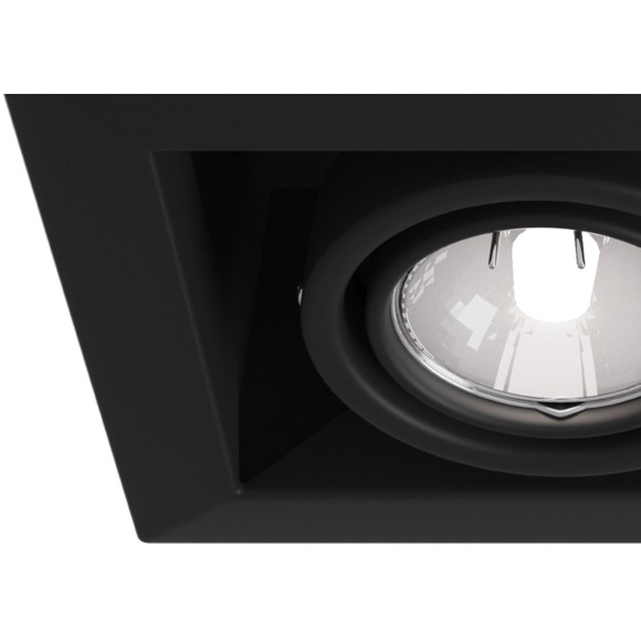 Встраиваемый светильник Maytoni DL008-2-02-B Metal Modern под лампы 2xGU10 50W Встраиваемый светильник Maytoni DL008-2-02-B Metal Modern под лампы 2xGU10 50W
