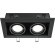 Встраиваемый светильник Maytoni DL008-2-02-B Metal Modern под лампы 2xGU10 50W