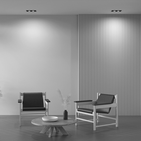 Встраиваемый светильник Maytoni DL008-2-02-B Metal Modern под лампы 2xGU10 50W Встраиваемый светильник Maytoni DL008-2-02-B Metal Modern под лампы 2xGU10 50W