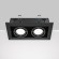 Встраиваемый светильник Maytoni DL008-2-02-B Metal Modern под лампы 2xGU10 50W
