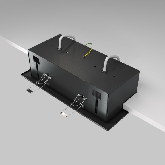 Встраиваемый светильник Maytoni DL008-2-02-B Metal Modern под лампы 2xGU10 50W Встраиваемый светильник Maytoni DL008-2-02-B Metal Modern под лампы 2xGU10 50W