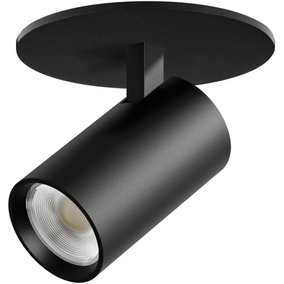 СвеЧерный встраиваемый светодиодный спот-цилиндр 15Вт 24° CRI90 1880Лм 3000К Alta Base Lightstar A5147RS