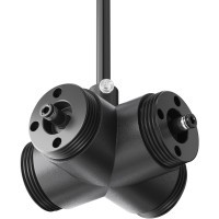 Х-образный вертикальный коннектор для системы Maytoni Shelf с вводом питания CA017TX-P-B