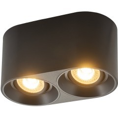 DK3036-BK Светильник накладной IP 20, 10 Вт, GU5.3, LED, черный, пластик DK3036-BK Светильник накладной IP 20, 10 Вт, GU5.3, LED, черный, пластик