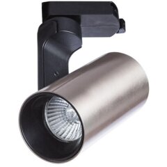 Однофазный двужильный трековый светильник Arte Lamp A2668PL-1SS BUCHO под сменную лампу GU10 Однофазный двужильный трековый светильник Arte Lamp A2668PL-1SS BUCHO под сменную лампу GU10