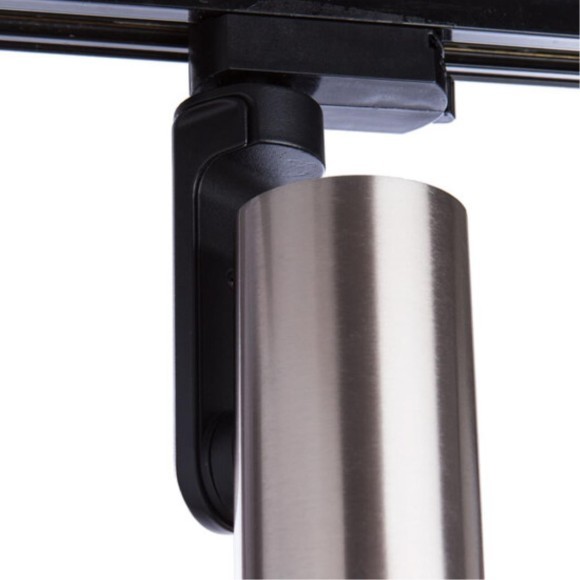 Однофазный двужильный трековый светильник Arte Lamp A2668PL-1SS BUCHO под сменную лампу GU10