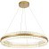 SL383.223.01 Светильник подвесной ST-Luce Матовое золото/Прозрачный LED 1*60W 3000K CHERIO