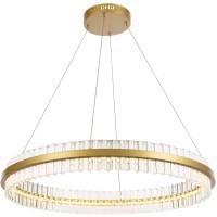 SL383.223.01 Светильник подвесной ST-Luce Матовое золото/Прозрачный LED 1*60W 3000K CHERIO