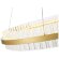 SL383.223.01 Светильник подвесной ST-Luce Матовое золото/Прозрачный LED 1*60W 3000K CHERIO
