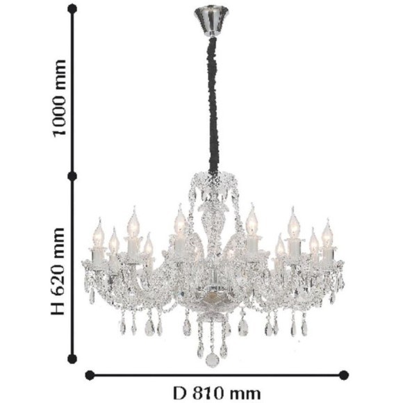 Подвесная люстра Lawanda 2022-12P Подвесная люстра Lawanda 2022-12P