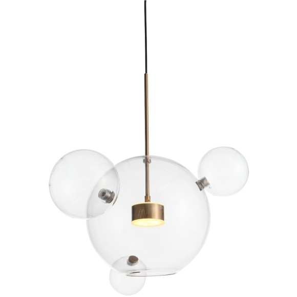 SL1133.203.01 Светильник подвесной ST-Luce Латунь/Прозрачный LED 1*14W 3000K BOPONE