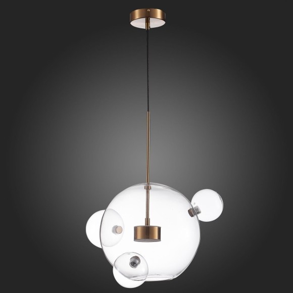 SL1133.203.01 Светильник подвесной ST-Luce Латунь/Прозрачный LED 1*14W 3000K BOPONE