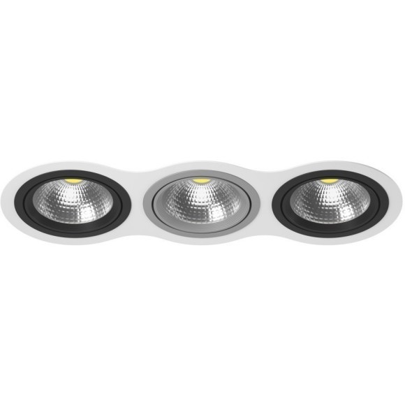 Встраиваемый светильник Lightstar i936070907 Intero 111 под лампы 3xGU10 150W