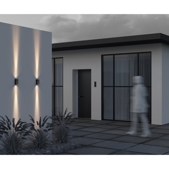 Настенный светильник (бра) Outdoor O570WL-L10B3K