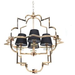 Подвесная люстра LDP 8020-4 GD+BK Подвесная люстра LDP 8020-4 GD+BK