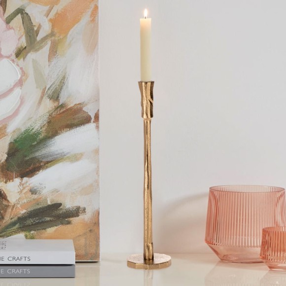 422112 Подсвечник JELLICOE, B360, ?90, алюминий, золотистый 422112 Подсвечник JELLICOE, B360, ?90, алюминий, золотистый