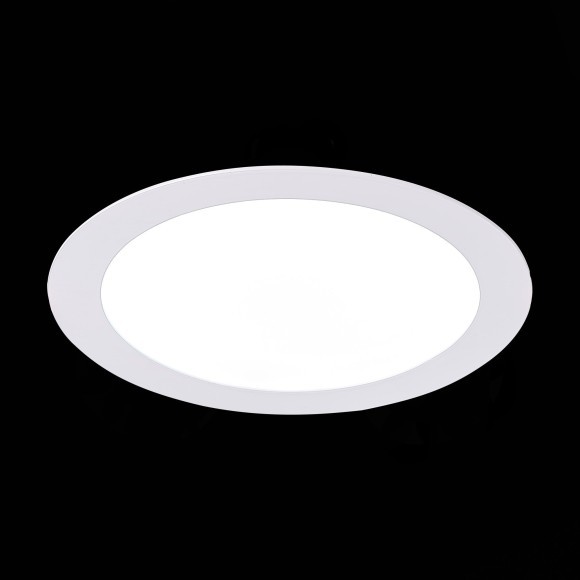 ST209.548.15 Св-к встр. Белый LED 1*15W 4000K 1 080Lm Ra80 110° IP20 D190xH8 90-265V Встраиваемые светильники