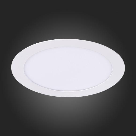 ST209.548.15 Св-к встр. Белый LED 1*15W 4000K 1 080Lm Ra80 110° IP20 D190xH8 90-265V Встраиваемые светильники