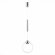 SL1578.103.01 Подвес ST-Luce Хром/Белый,Хром LED 1*15W 3000K GIERA