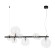 Люстра подвесная Arte Lamp A7790SP-8BK VINCENT под лампы 8xG9 40W
