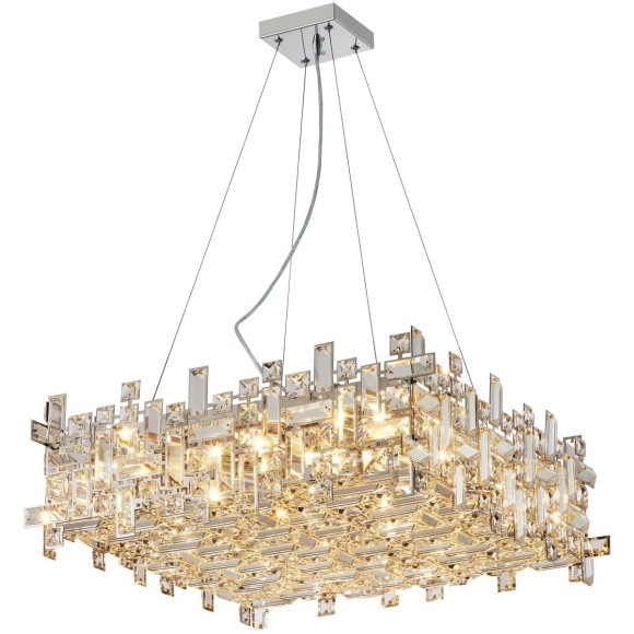Люстра подвесная хрустальная 2171/09/10P Stilfort, серия Tetrix Люстра подвесная хрустальная 2171/09/10P Stilfort, серия Tetrix