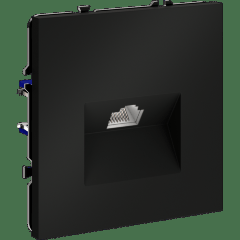 Розетка компьютерная встраиваемая VOLTUM S70 RJ45 кат.6, (черный матовый)
