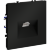 Розетка компьютерная встраиваемая VOLTUM S70 RJ45 кат.6, (черный матовый)